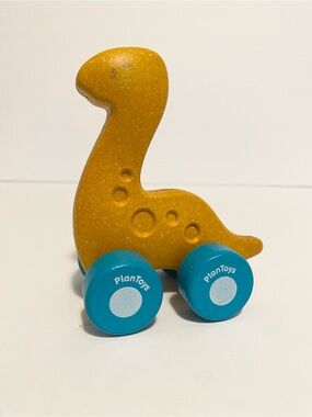 Plan Toys Dino Car Rex Dinosaur Sustainable Play Natural Baby Toy 4/$20 🛑